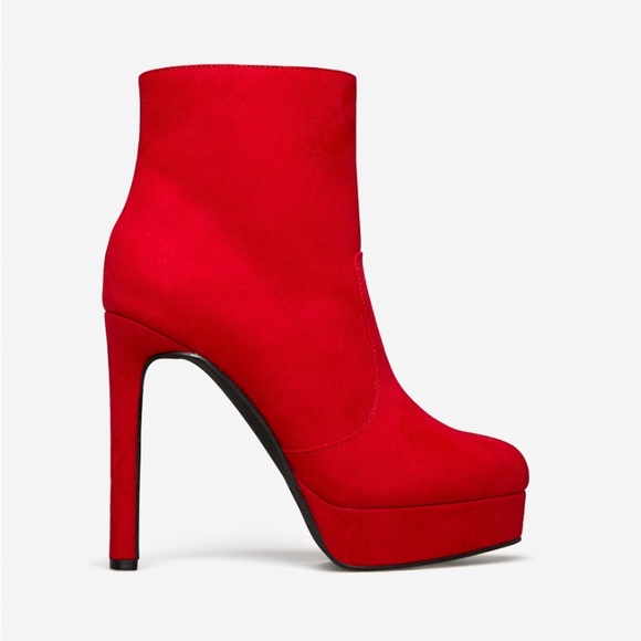 Red Stiletto Bootie - Picture 3 of 11